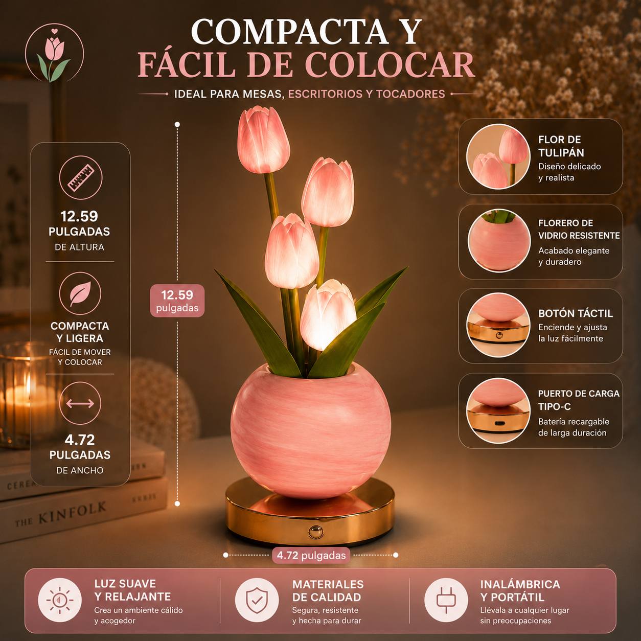 TulipLove™ Lampara de Tulipanes